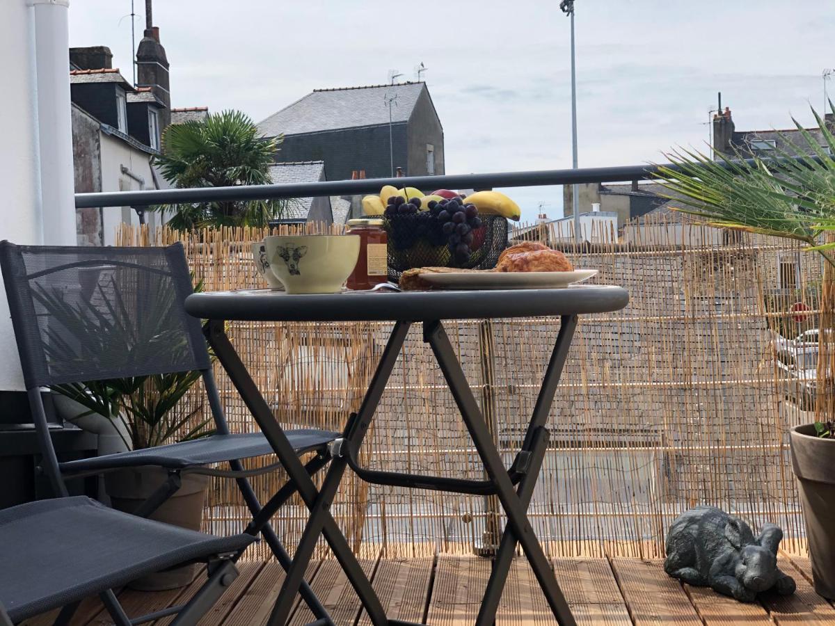 Appartement Centre-Ville Avec Terrasse Rustique Vannes Exteriör bild